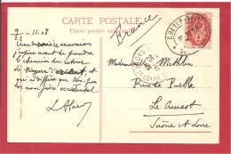 Y&T N°41 IMATRA      Vers      FRANCE  Le    1908      2 SCANS - Covers & Documents