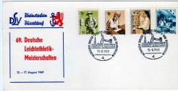 2214   Tarjeta Dusseldorf 1969 Alemania - Brieven En Documenten