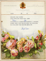 Télégramme Fleurs Roses - Telegramme