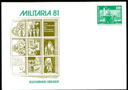 DDR PP16 C1/013a Privat-Postkarte MILITARIA Berlin 1981 NGK 3,00 € - Privatpostkarten - Ungebraucht