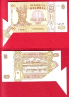 Moldova, 100 Lei 2013, MINT ERROR, Very Scarce - Moldavië