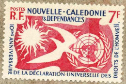 Nelle CALEDONIE : 10 Ans De La Déclaration Universelle Des Droits De L'Homme - - Neufs