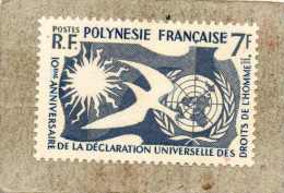 POLYNESIE Française : 10 Ans De La Déclaration Universelle Des Droits De L´Homme - - Unused Stamps