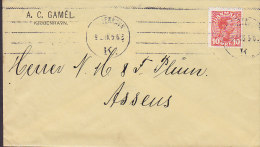 Denmark A. C. GAMÉL (Wholesale), KJØBENHAVN (K.) 1916 Cover Brief To ASSENS Arrival (2 Scans) - Covers & Documents