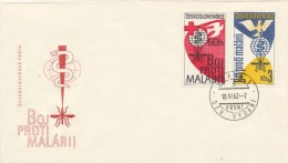 Czechoslovakia / First Day Cover (1962/08), Praha 1 (b) - Theme: The Fight Against Malaria - WHO