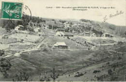 Nouvelle Ligne Brioude  Saint Flour  Village En Bois à Montanaguet - Andere & Zonder Classificatie