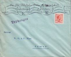 Denmark FR. TH. ADOLPHS ENKE Aktieselskab Slotsholmsgade 16 KJØBENHAVN (K.) 1920 Cover Brief To ASSENS Arrival (2 Scans) - Storia Postale