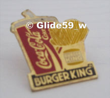Pin's Coca-Cola Coke - Burger King - Coca-Cola