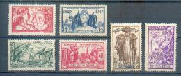 OCEA  351 - YT 121 à 126 *  -  CC - Unused Stamps