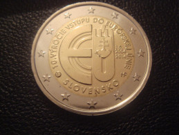 Slovakia SLOVAQUIE 2 Euro 10th Anniversary Of The Entry Of The Slovak Republic 2014 UNC - Slovakia