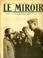 Guerre 14-18 Le Miroir N° 253 Du 29 Septembre 1918 - Weltkrieg 1914-18