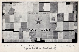FRANKFURT : ESPERANTO - ESPERANTISTA GRUPO - INTERNATIONALE ZEITUNGS-AUSSTELLUNG - ANNÉE / YEAR ~ 1905 - 1910 (q-704) - Esperanto
