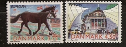 Danemark Danmark 1998 N° 1191 / 2 ** Europa, Festival, Fête, Foire Aux Bestiaux, Cheval, Arhus, Théâtre, Musique, Flûte - Ungebraucht