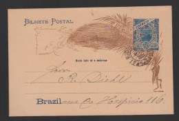 Brazil Brasil 1901 BP-54 Local Use Very Fresh Condition - Postal Stationery