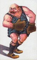 CARICATURE : BOXEUR / BOXER [ CIRQUE ? ] - CARTE POSTALE ANCIENNE / OLD POSTCARD - ANNÉE / YEAR ~ 1910 (q-713) - Boxing