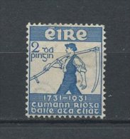IRLANDE 1931 N° 59 * = MH TB Cote 1,25 € Société Royale De Dublin Moissonneur Agriculture - Nuevos
