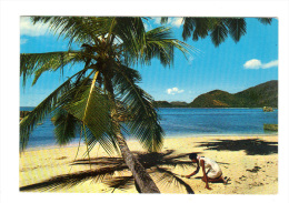 Seychelles: Anse Boudin Praslin, Photo Eden, Timbre Roussette (14-3376) - Seychellen