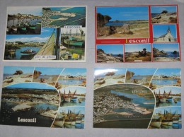 M954 *( Vente Directe )    Lot De 4 Cartes Sur  Lesconil - Lesconil