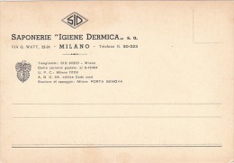 3346.   SID -  Saponerie "Igiene Dermica" - Via Watt - Milano - Altri & Non Classificati