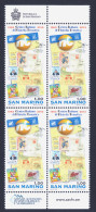 2013 SAN MARINO "50° ANNIVERSARIO CENTRO ITALIANO DI FILATELIA TEMATICA (CIFT)" QUARTINA MNH - Nuevos