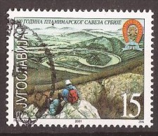 2001  3033   JUGOSLAVIJA JUGOSLAWIEN JUGOSLAVIA  Mountaineer 100 JAHRE BERGSTEIGERVERBAND  USED - Gebruikt