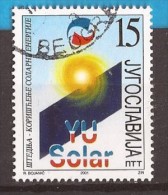 2001  3039  SOLARENERGIE   JUGOSLAVIJA JUGOSLAWIEN JUGOSLAVIA  ENERGIA SOLAR  PROTECTION NATURA   USED - Used Stamps