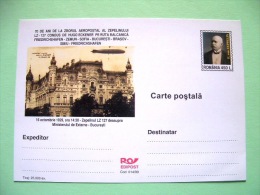 Romania 1999 Unused Pre Paid Postcard - Zeppelin Balloon - Brieven En Documenten