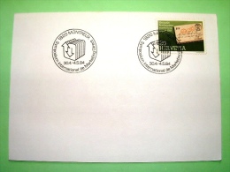 Switzerland 1984 Special Marketing Cancel On Postcard - Letter On Stamp - Brieven En Documenten