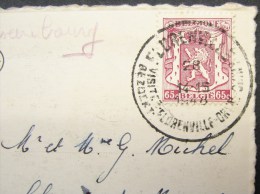 OblComp. 5. Visite De Florenville 1948 Sur CP Hôtel Du Vieux Moulin à Martué - Documents Commémoratifs