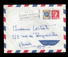 ENVELOPPE  CACHET POSTAL ALGER 1958 ( PAR AVION ) - Timbri Generalità