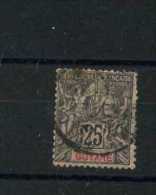 - FRANCE COLONIES . GUYANE FRANCAISE 1886/1949 . TIMBRE DE 1892 . OBLITERE . - Used Stamps