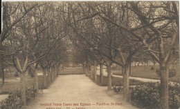 Eecloo.  -  Institut Notre Dame Aux Epines;   Jardin  (Zijkant Stukje Van Kaart)  1919  Zele   -  Michiels - Dendermonde - Eeklo