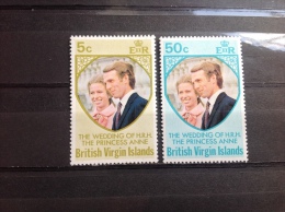 Britse Maagdeneilanden / British Virgin Islands - Postfris / MNH - Complete Serie Huwelijk Prinses Anne 1973 - Iles Vièrges Britanniques