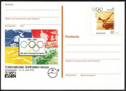 Germany 1996, Illustrated Postal Stationery "Philatelic Exhibition In Essen" , Ref.bbzg - Bildpostkarten - Gebraucht