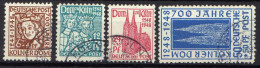 1948 Mi 69-72, Gestempelt, Kölner Dom [201014III] - Afgestempeld