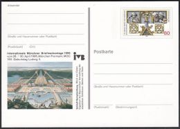 Germany 1995, Illustrated Postal Stationery "Philatelic Exhibition In Munchen", Ref.bbzg - Illustrated Postcards - Mint