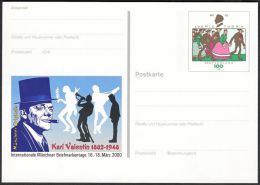 Germany 2000, Illustrated Postal Stationery "Philatelic Exhibition In Munchen", Ref.bbzg - Illustrated Postcards - Mint