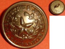 Rare Ancien Bouton D'uniforme En Laiton, Institution Saint St-Joseph, Romorantin 41, école - Buttons