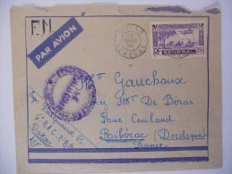 Senegal Lettre De Dakar 1942 Pour Riberac - Cartas & Documentos