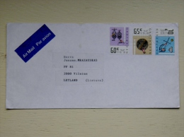 Cover Sent From Netherlands To Lithuania On 1996 Barometer Science - Cartas & Documentos