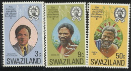 Swaziland 1974 75th Birthday King Sobhuza II MNH - Swaziland (1968-...)