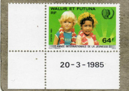 WALLIS Et FUTUNA  : Année Internationale De La Jeunesse : Enfants Wallisien Et Européen, Emblème De L'année - - Unused Stamps