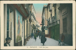 ESPAGNE BADAJOZ / Calle San Juan / CARTE COULEUR - Badajoz