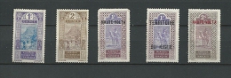 5 Timbres 1913 Afrique Occidentale Française  : 2 Guinée 3  Haut Sénégal Et Niger Surchargeés - Neufs