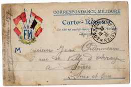 TB 400 - MILITARIA - Carte - Franchise Militaire - Soldat LERONDEAU Au 45e Territorial SP 157 Pour SEVRES - Lettres & Documents