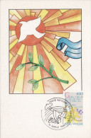 CITTA´ DEL VATICANO  - DIE EMISSIONIS   /   Card _ Cartolina  Lire 650 Isolato - Storia Postale