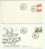 Brésil  FDC 1987 Et 1990 - Lettres & Documents