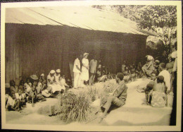 CPM Albert SCHWEITZER Lambaréné (Gabon) - Office Dominical à L'hôpital Du Docteur - Prix Nobel