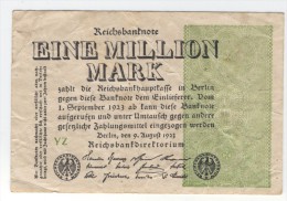 REICHSBANKNOTE EINE MILLION MARK 1923 - 1 Mio. Mark