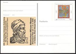 Germany 2000, Illustrated Postal Stationery "Johannes Gutenberg", Ref.bbzg - Geïllustreerde Postkaarten - Ongebruikt